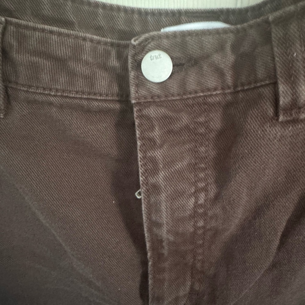 Aritzia TNA Women’s Greenwich Carpenter Pants Workwear Brown Size 6 - Picture 4 of 15